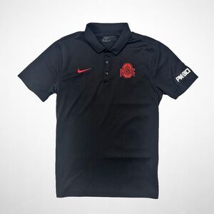 Nike Golf - Ohio State Black Dri-Fit PK80 Polo